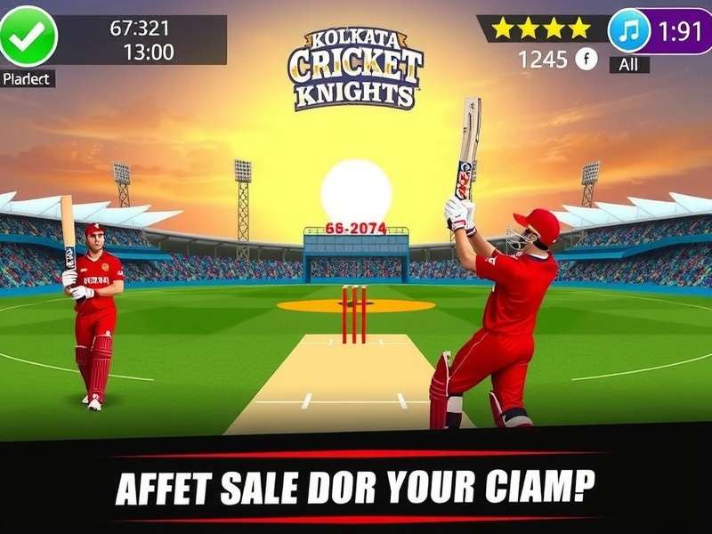 Kolkata Cricket Knights Game Screenshot